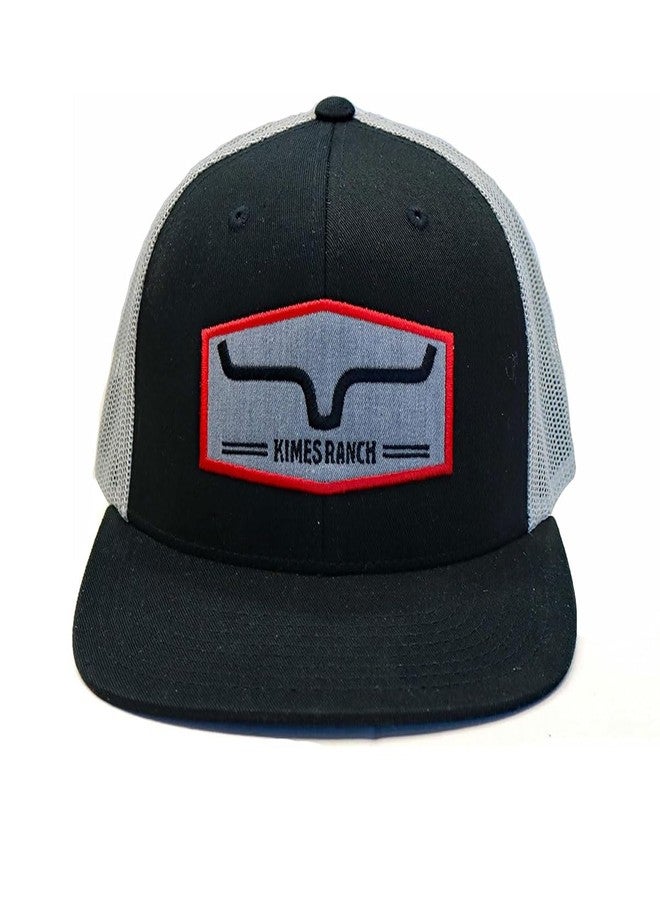 Kimes Ranch Unisex Replay Trucker Hat Embroidered Logo Hayseed Patch Adjustable Snapback One-Size Hat (Cotton,Apparel,Navy,mens,KimesRanch,REPLAY,1,1,1851614,Apparel,HAT,KimesRanch,OneSize,KimesRanch) - Image 3